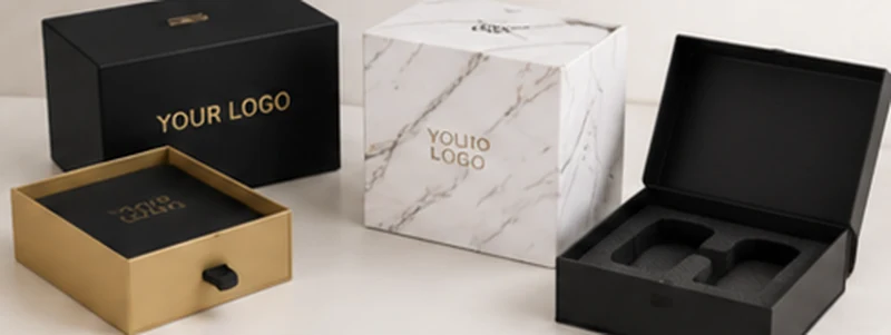 Custom packaging and branded gift boxes